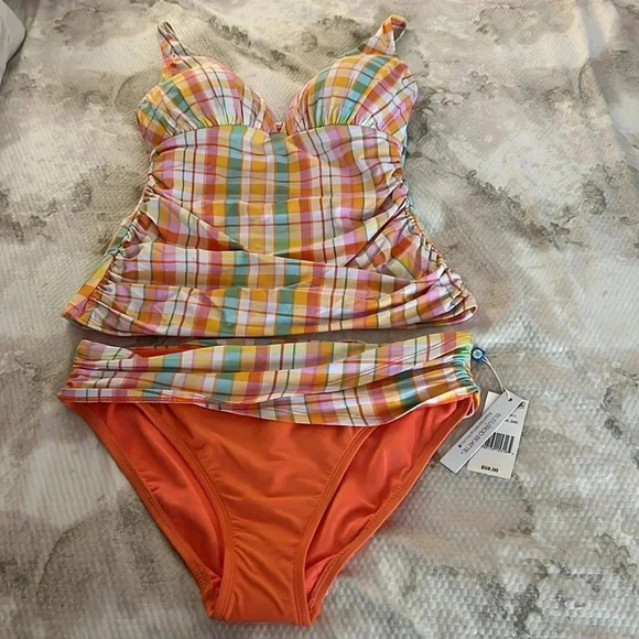 Bleu Rod Beattie Bleu Rod Beattie Over The Shoulder Tankini and Bikini Bottom - Picture 6 of 10